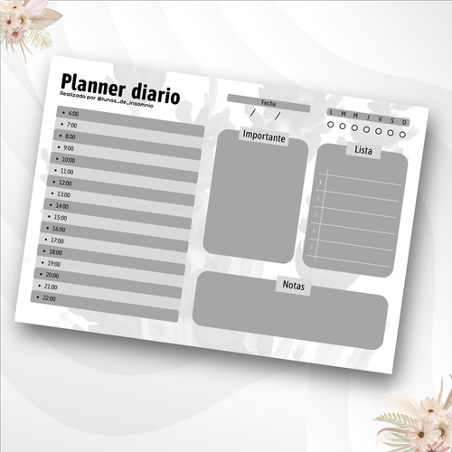 Planner Diario Clásico