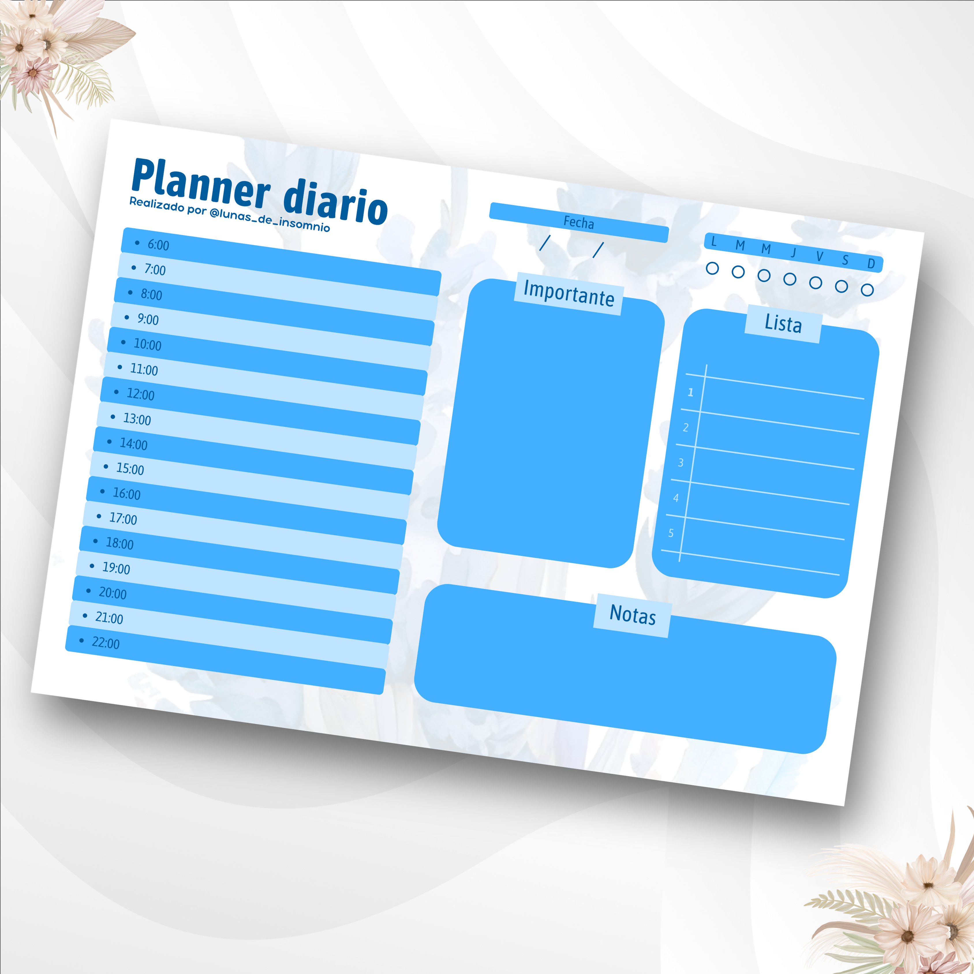 Planner Diario Clásico