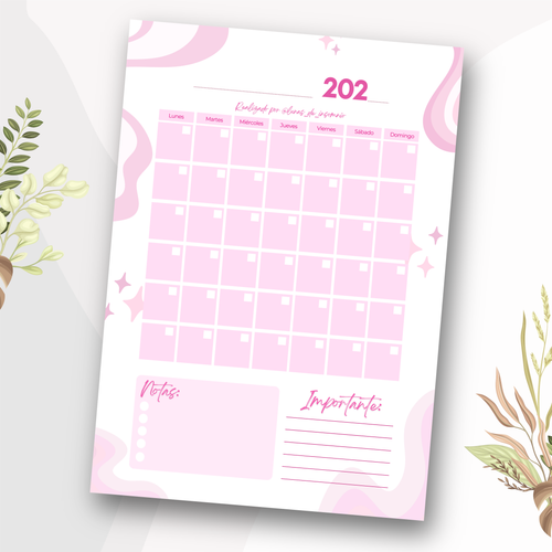 Planner mensual clásico